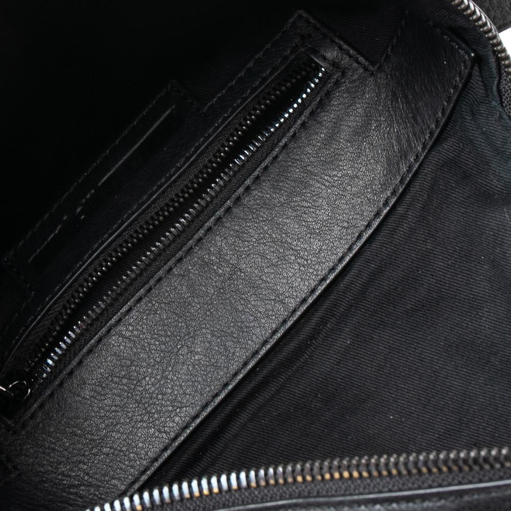 Alexander McQueen Black Leather Backpack 4