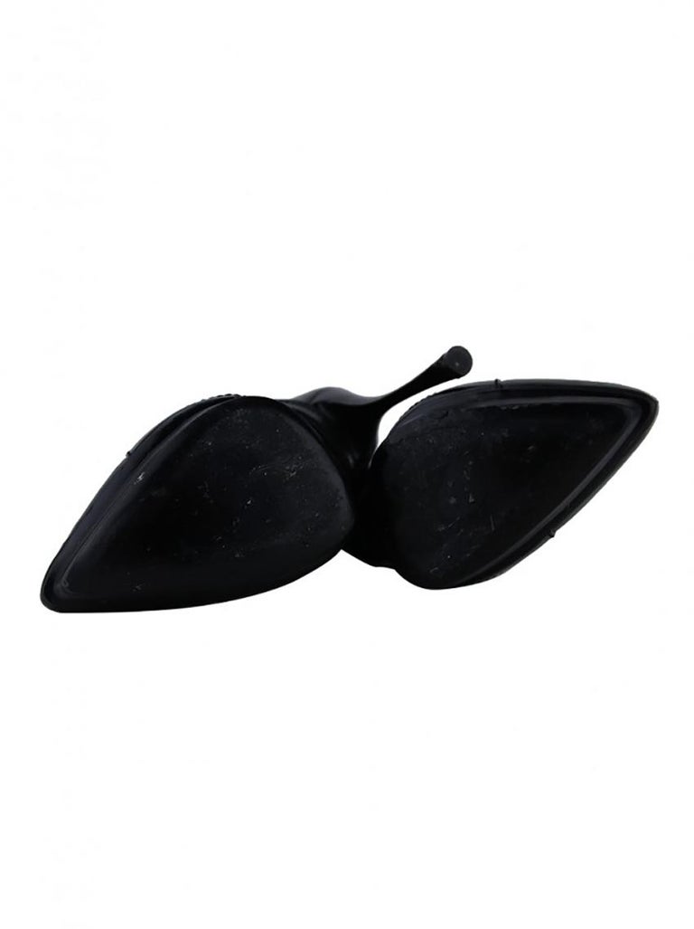 Women's ALEXANDER MCQUEEN Black Leather Booties with Buckles  37 - 7 For Sale