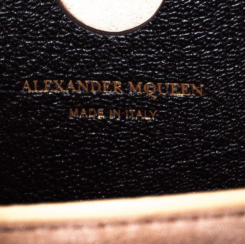 Alexander McQueen Black Leather Box 19 Shoulder Bag 2