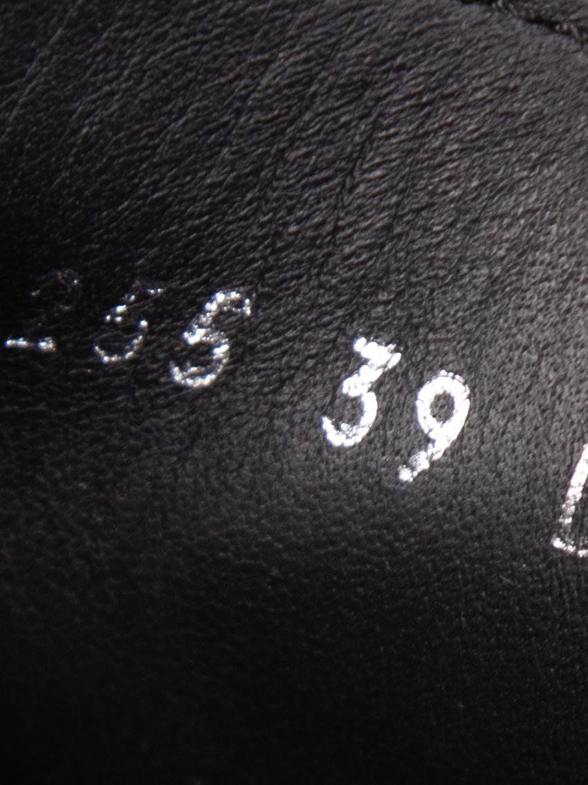 Alexander McQueen Black Leather Derby Shoes Size IT 39 2