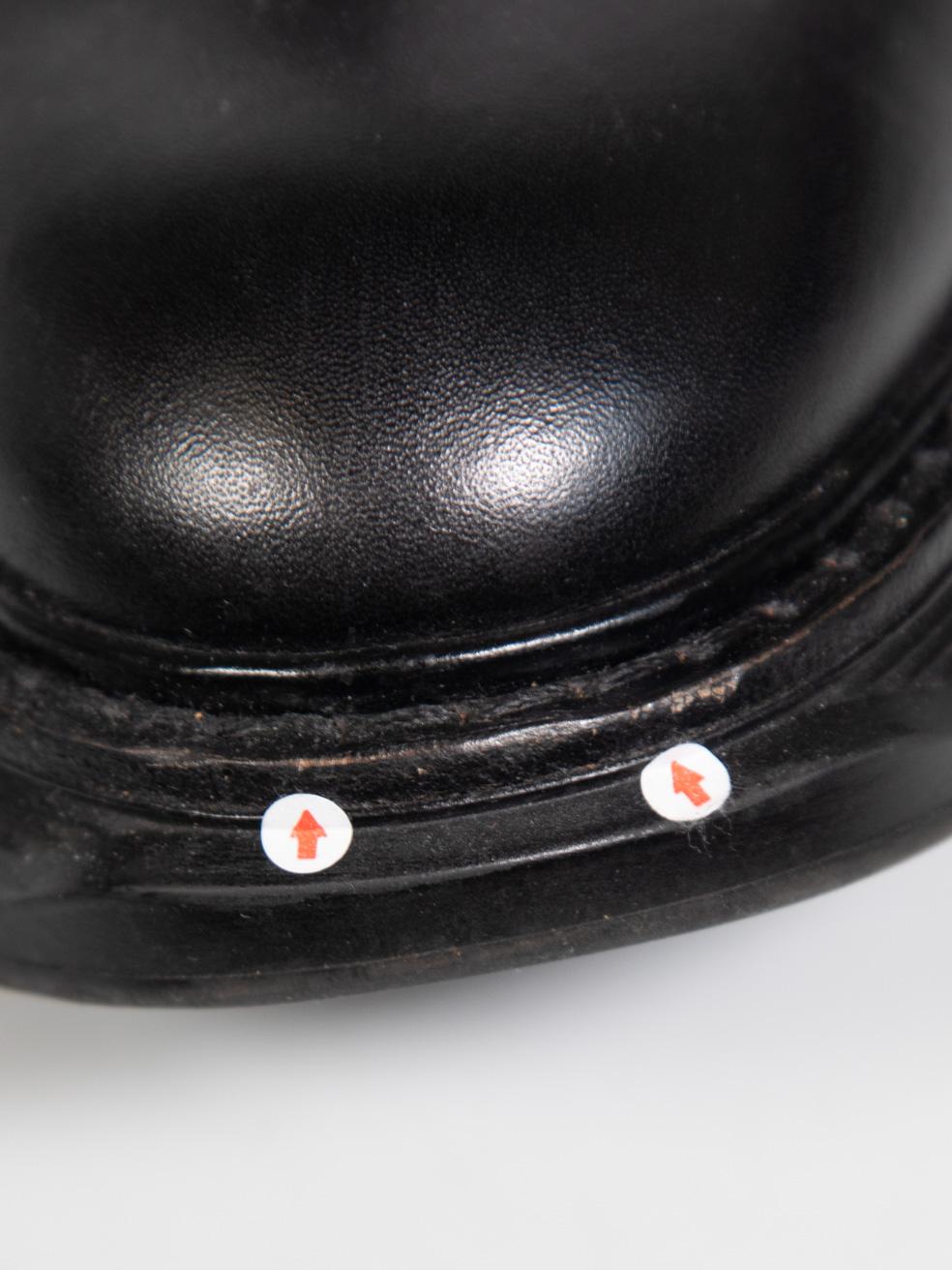 Alexander McQueen Black Leather Derby Shoes Size IT 39 3
