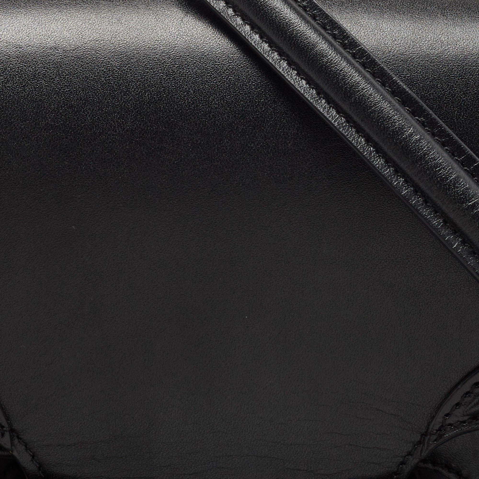 Alexander McQueen Black Leather Heroine Chain Shoulder Bag 9