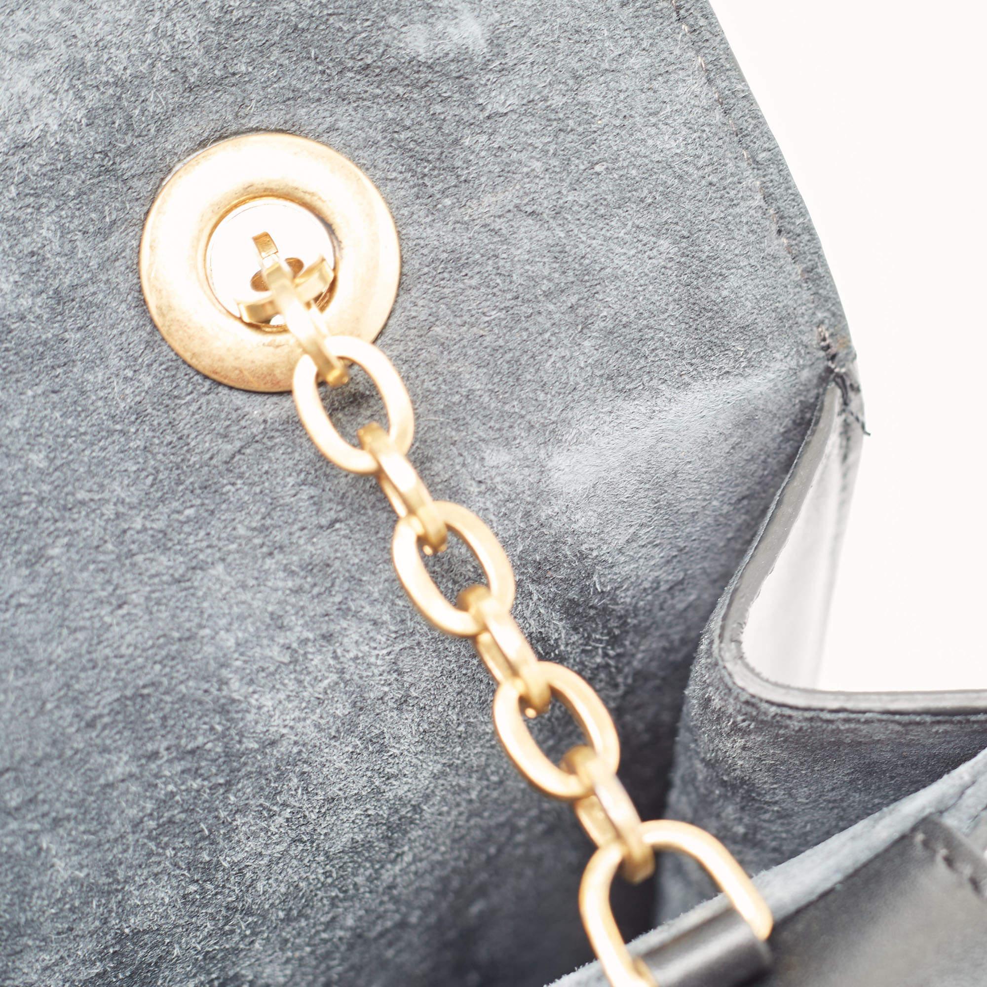 Alexander McQueen Black Leather Heroine Chain Shoulder Bag 11