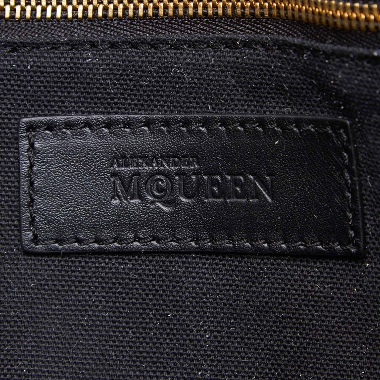 Alexander McQueen Black Lamb Leather Handbag