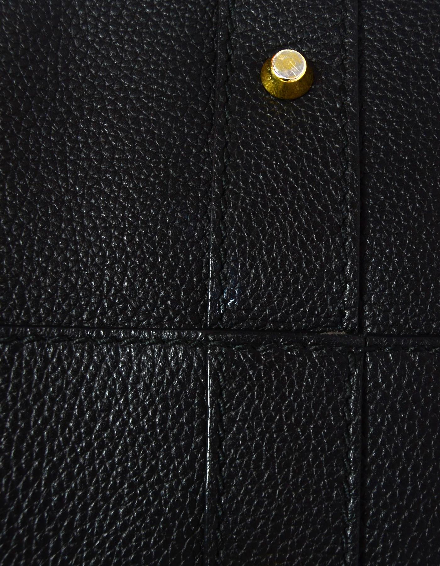 Alexander McQueen Black Leather Legend Tote Bag W/ Pouch Insert 1