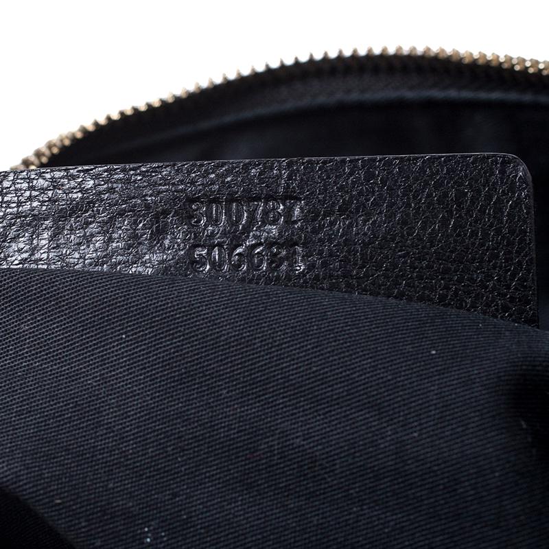 Alexander McQueen Black Leather Medium De Manta Clutch 5