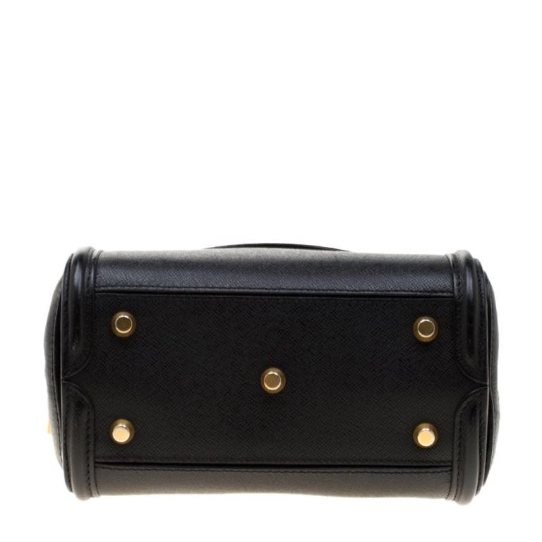 Alexander McQueen Black Leather Mini Heroine Bag For Sale at 1stDibs ...