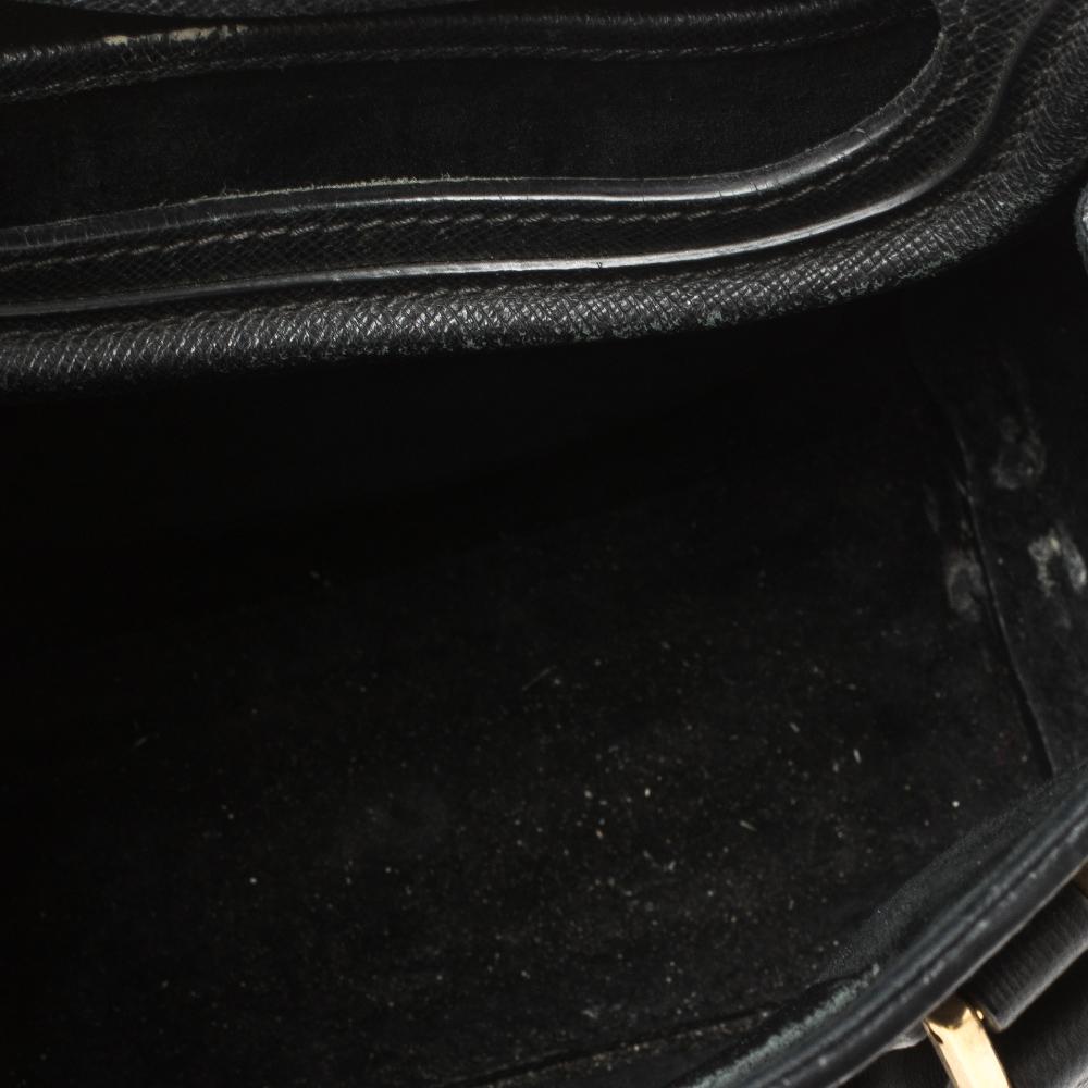 Alexander McQueen Black Leather Mini Heroine Bag 5