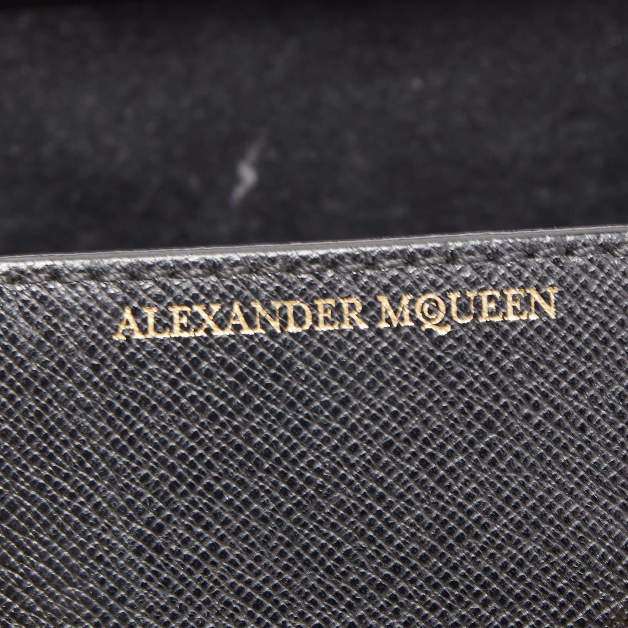 Alexander McQueen Black Leather Mini Heroine Satchel 12