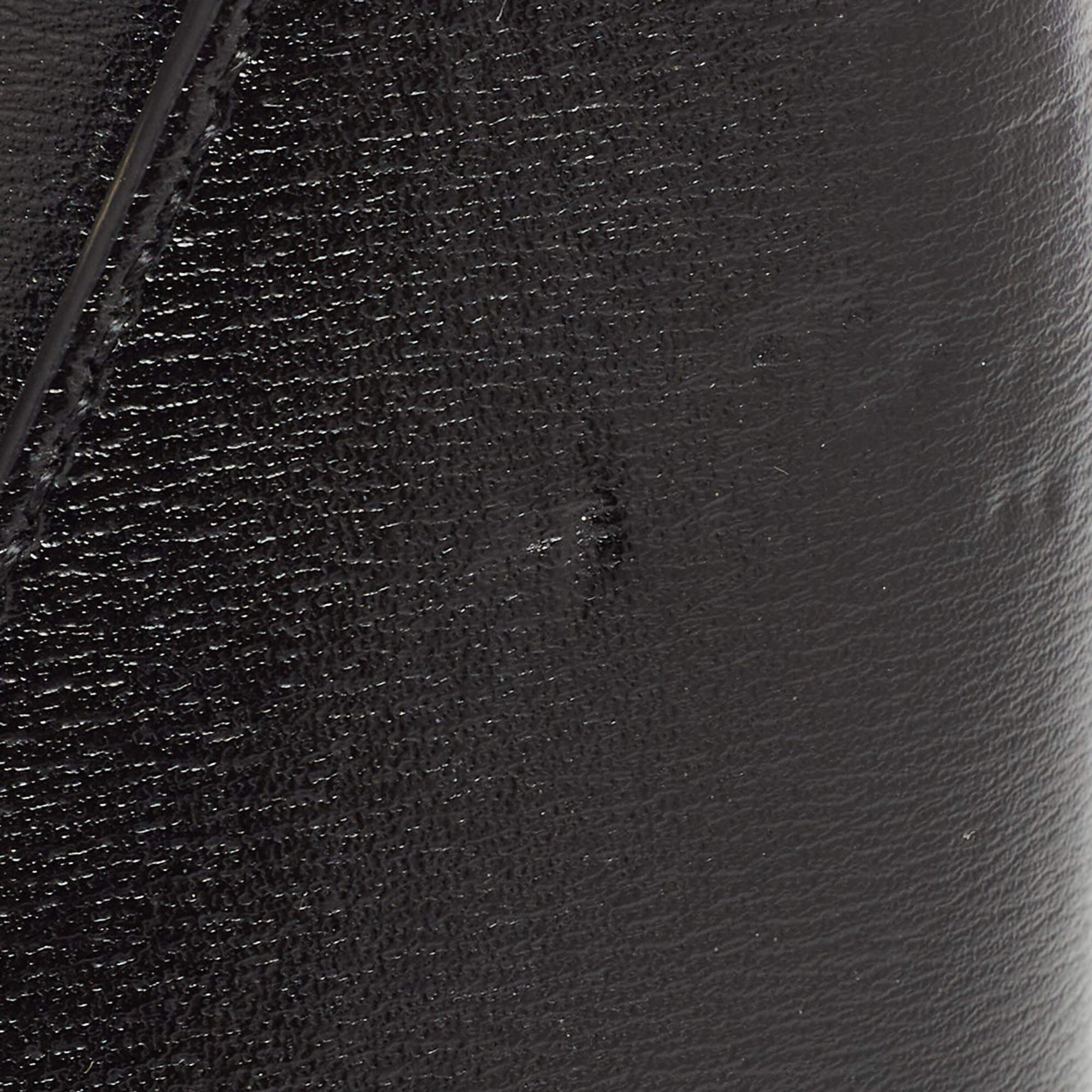 Alexander McQueen Black Leather Mini Jewelled Hobo 3