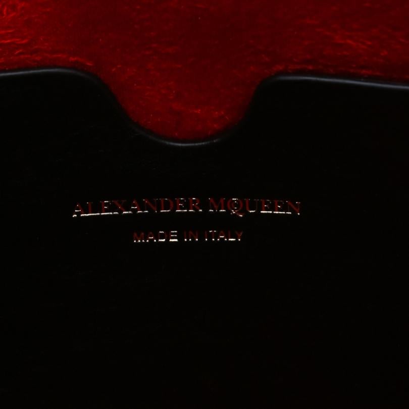 Alexander McQueen Black Leather Mini Studded Box Shoulder Bag 2