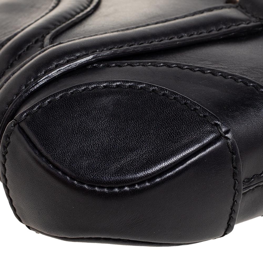 Alexander McQueen Borsa a tracolla Novak in pelle nera 2