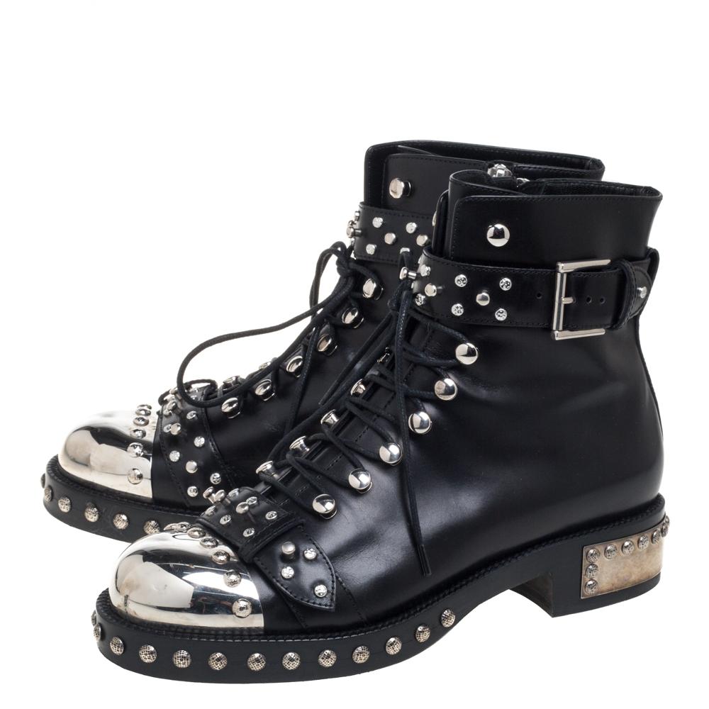 Talons Alexander McQueen Scarpa Pelle S.cuoio - Taille 40 Neuf Avec Emballage