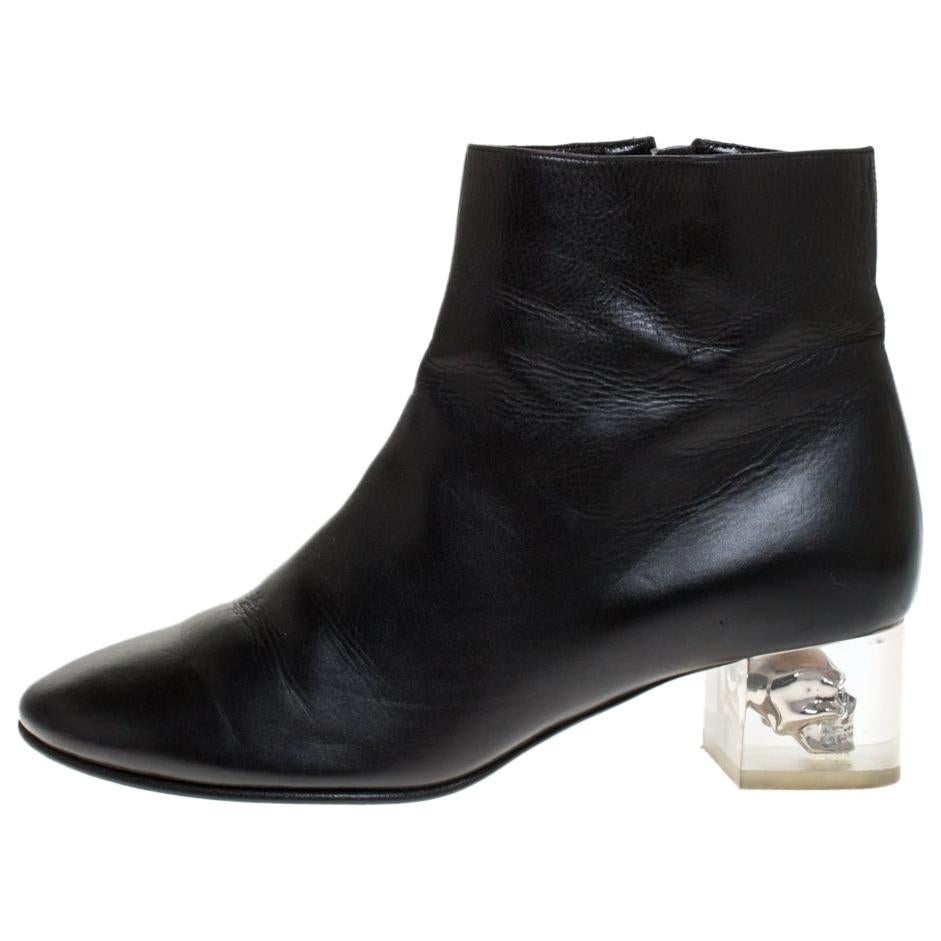 Skull Ankle Boots 