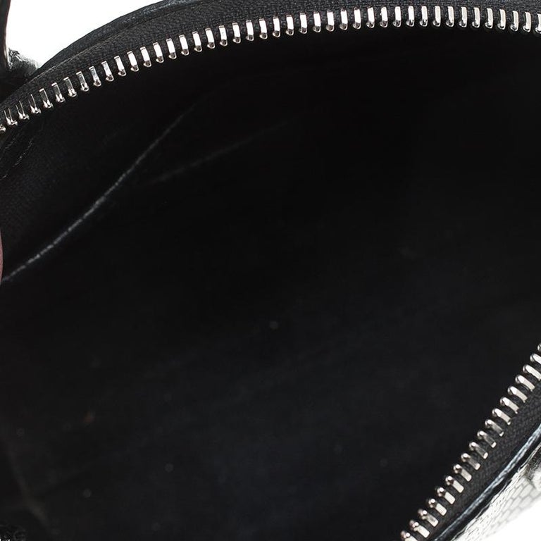 Alexander McQueen Black Lizard Embossed Leather Legend Crossbody Bag at ...