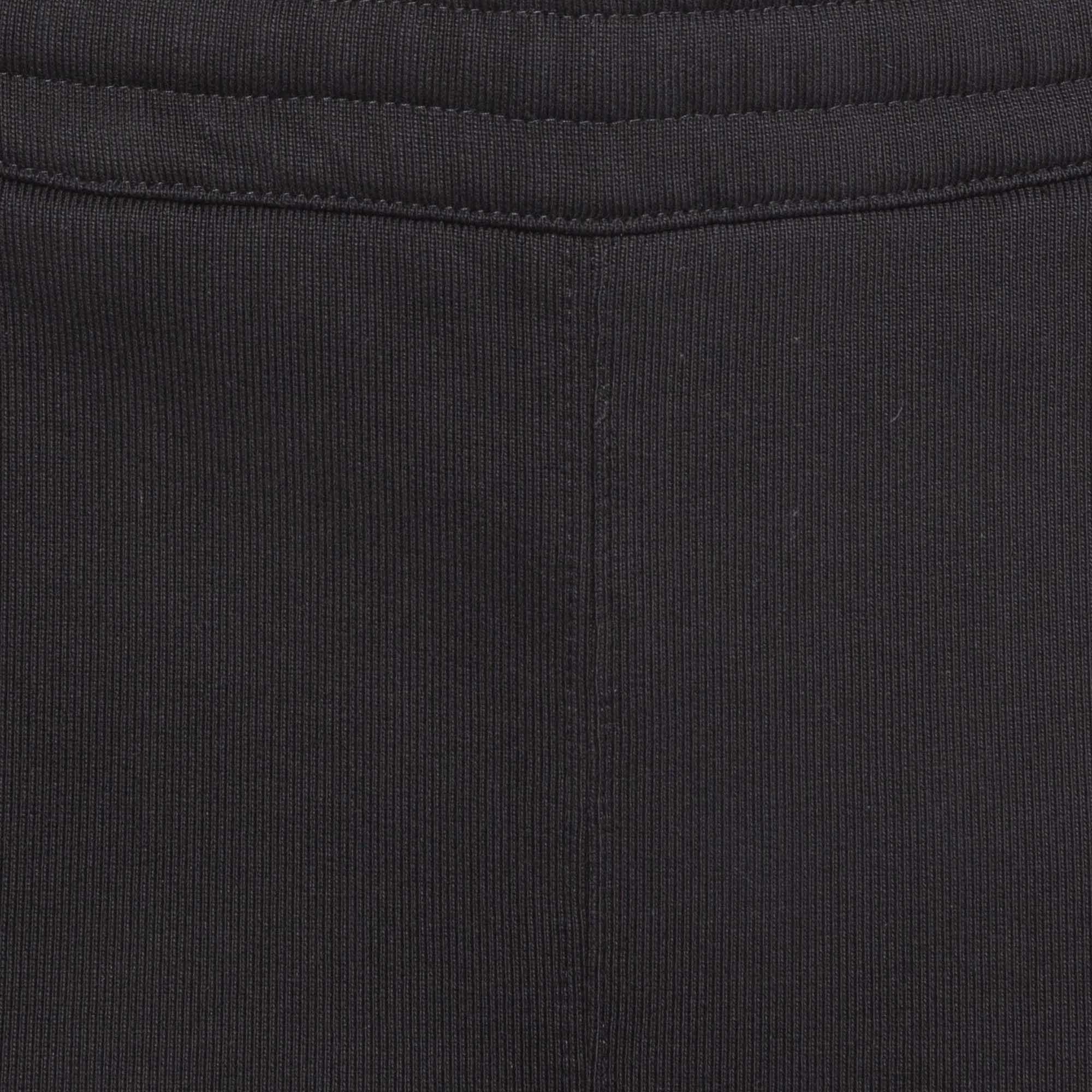 Alexander McQueen Black Logo Embroidered Cotton Knit Joggers XS For Sale 2