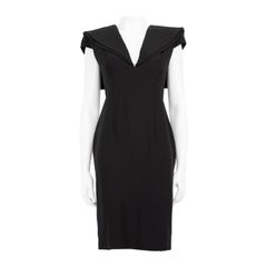 Alexander McQueen Black Midi Sleeveless Dress Size M