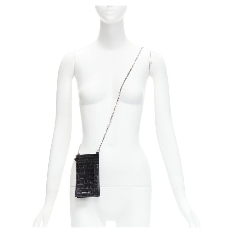 New Boyy Black Phone Scrunchy Soft Leather Crossbody Bag at 1stDibs