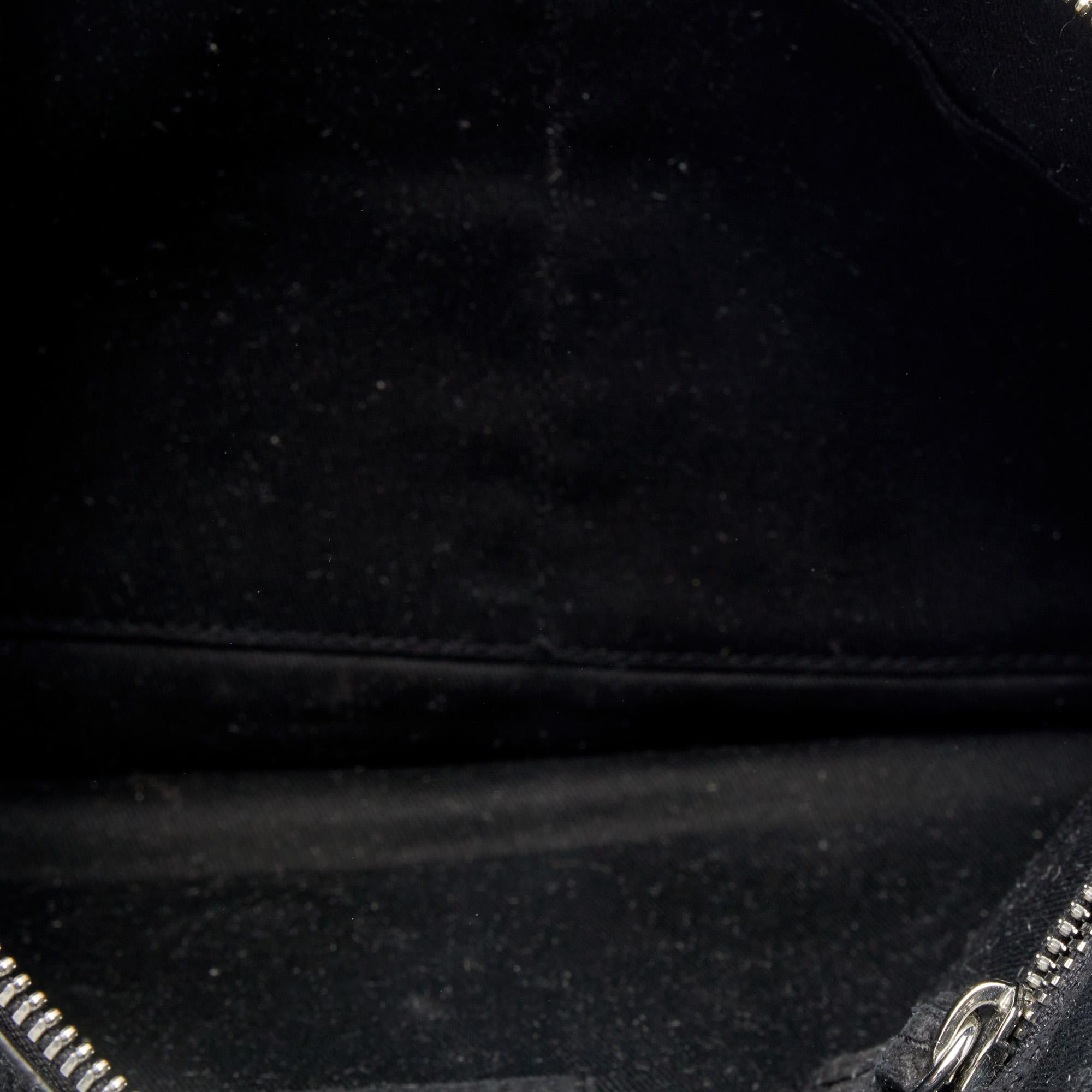 Alexander McQueen Black Nubuck Leather Wristlet Clutch 3