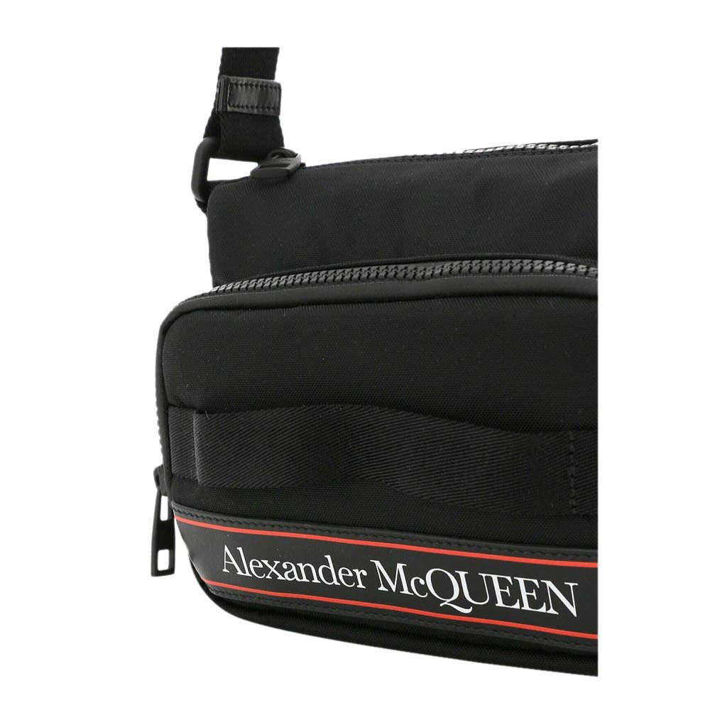 Men's Alexander McQueen Black Nylon Urban Camera Bag