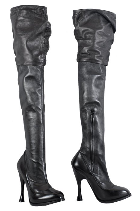 If you want to be instantly in the vogue, having an OTK boots would surely do the job. It is the ultimate statement boot.

Very supple and very comfortable on your feet and legs.

Completed with a heel that measures four inches high.

Made in