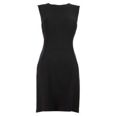 Alexander McQueen Black Panelled Mini Dress Size S