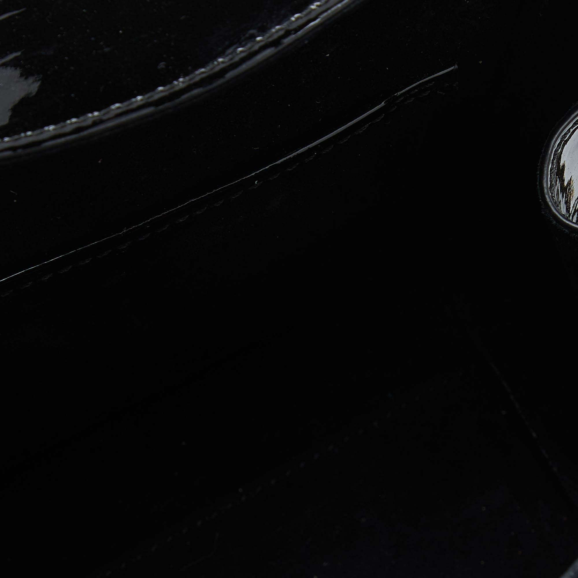Alexander McQueen Black Patent Leather Mini Heroine Satchel 3