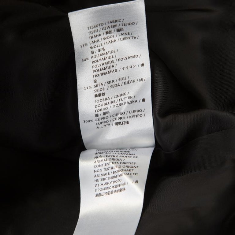Alexander McQueen Black Pleated Coat Dress M at 1stDibs