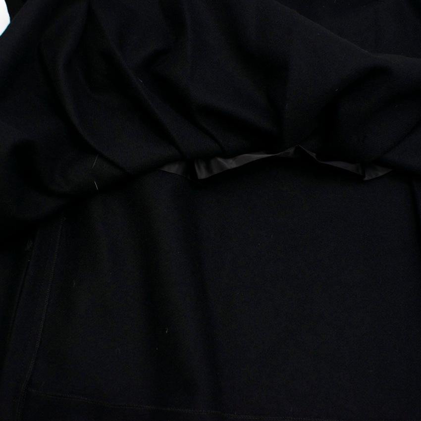 Alexander McQueen Black Pleated Wool Kilt - Estimated M/L 6