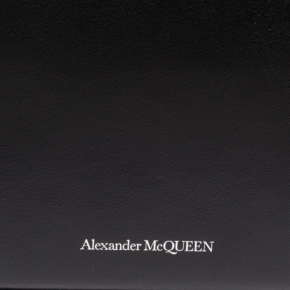 Alexander McQueen Black/Red Leather Box 16 Shoulder Bag 6