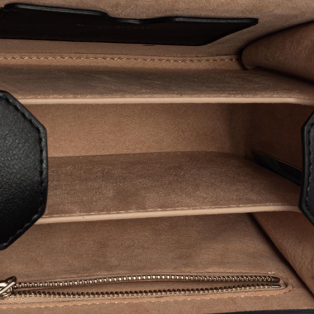 Alexander McQueen Black/Red Leather Box 16 Shoulder Bag 2