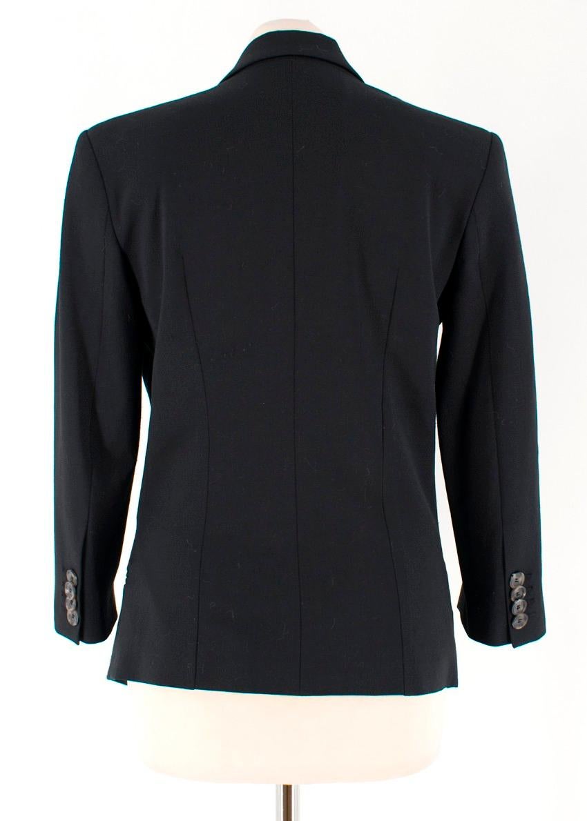 Alexander McQueen Black Ruched Suit US 6 In Excellent Condition In London, GB
