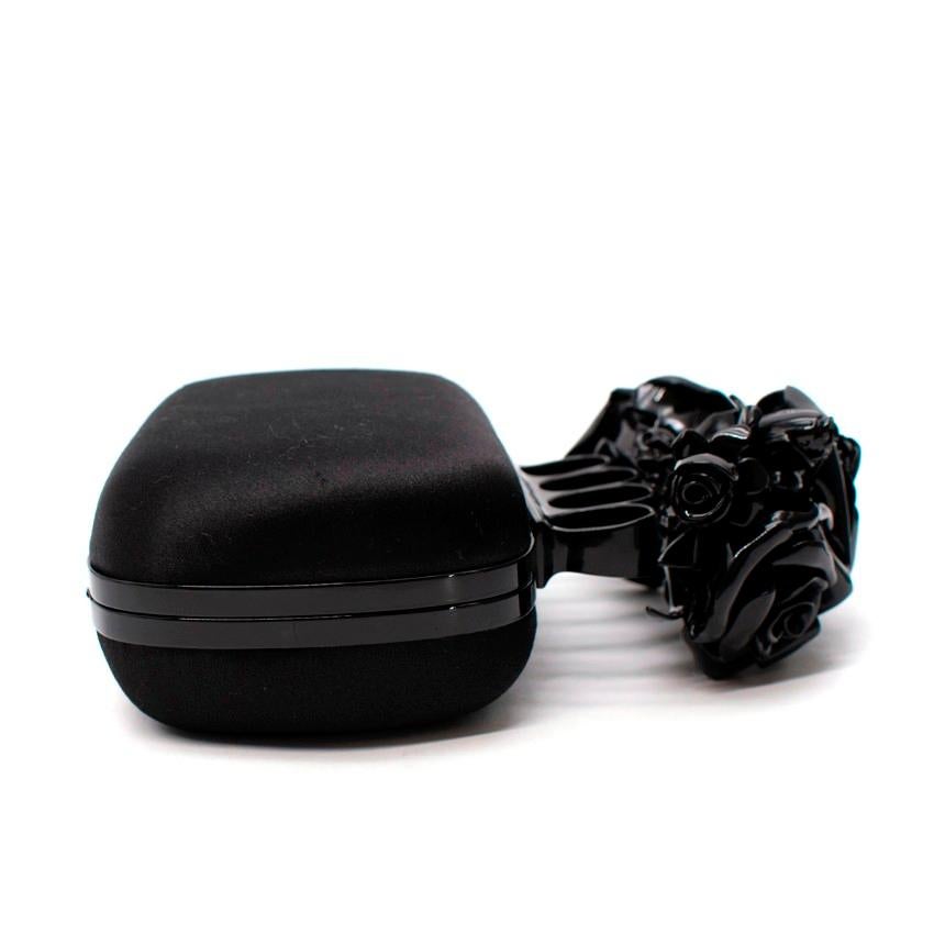 alexander mcqueen rose clutch