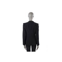 ALEXANDER MCQUEEN schwarzer SATIN LAPEL TUXEDO Blazer, 44 L