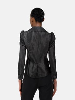 Alexander McQueen Black Shoulder Padded Blazer Size M