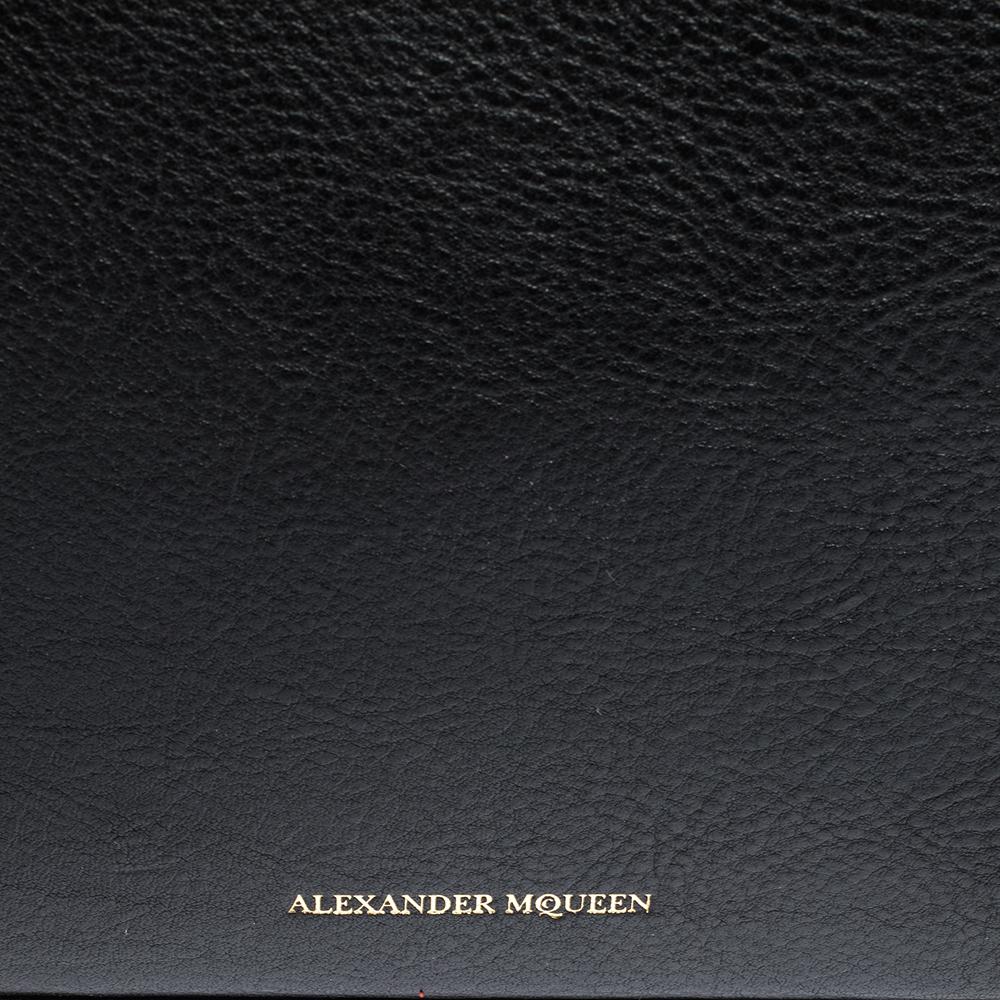 Alexander McQueen Black Studded Leather Box 16 Shoulder Bag 1