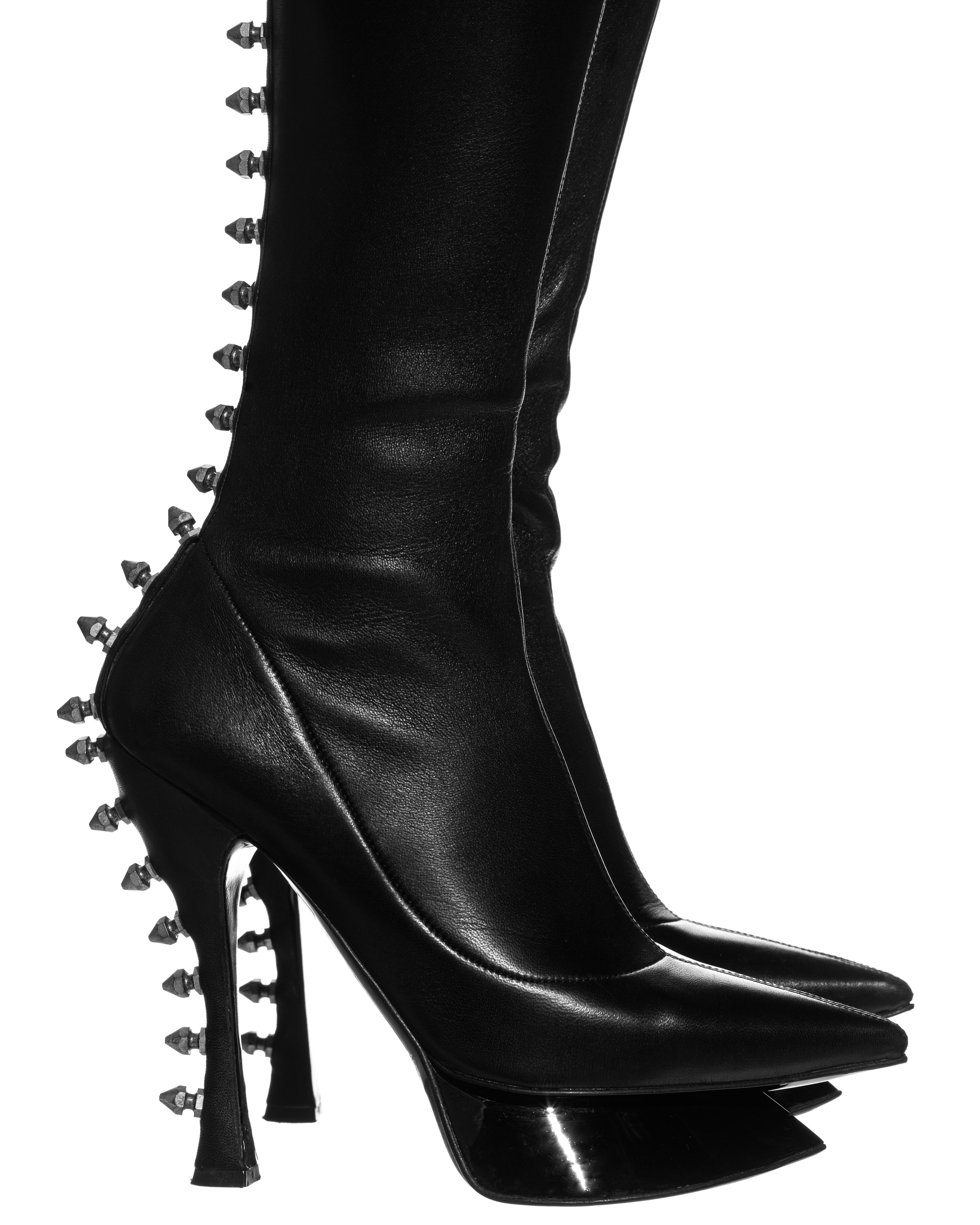 alexander mcqueen thigh high boots