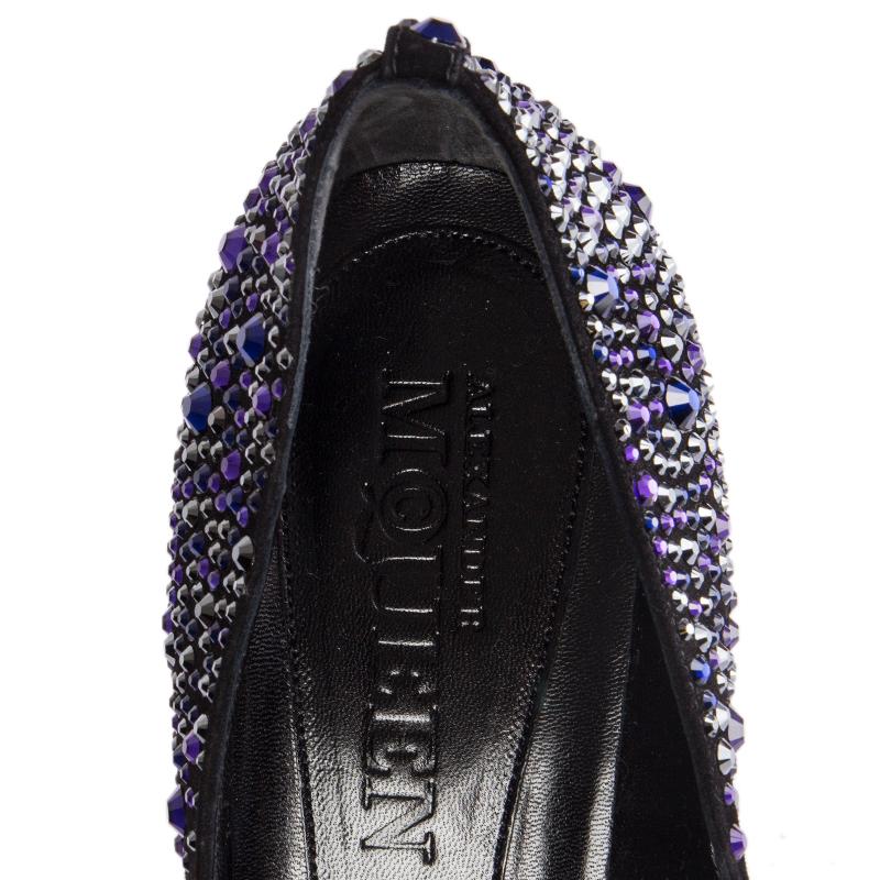 alexander mcqueen crystal-embellished high-heel sandals