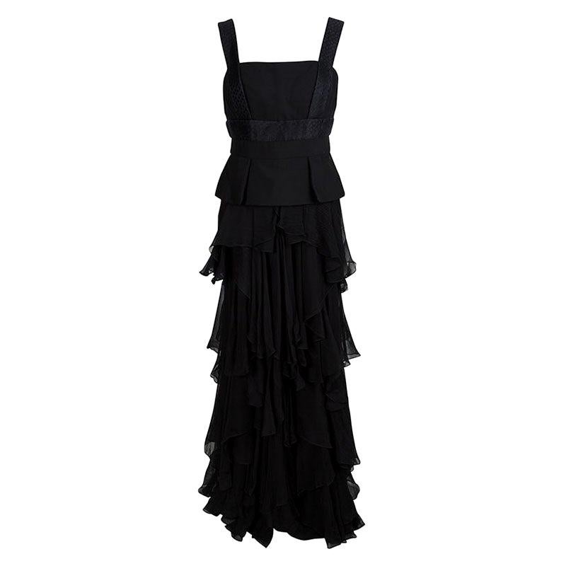 ALEXANDER MCQUEEN Burgundy Black Wool-Crepe Dress It 46 uk 12-14 For ...