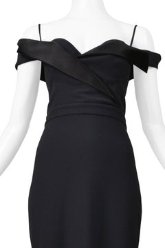 Alexander McQueen Black Tuxedo Gown