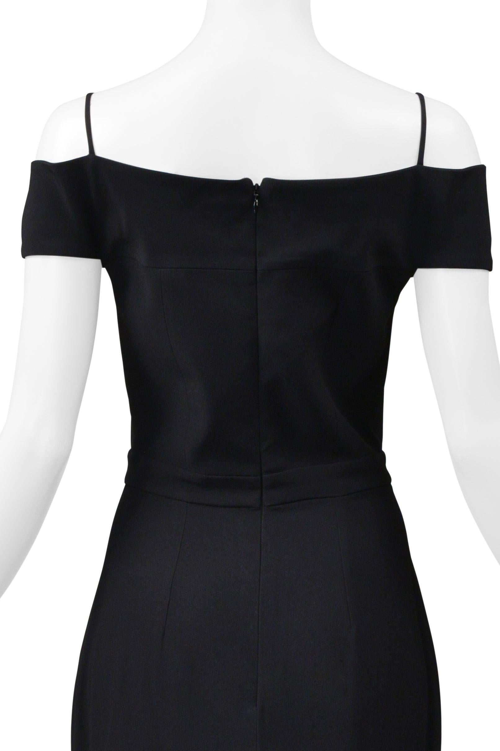 Alexander McQueen Black Tuxedo Gown For Sale 3