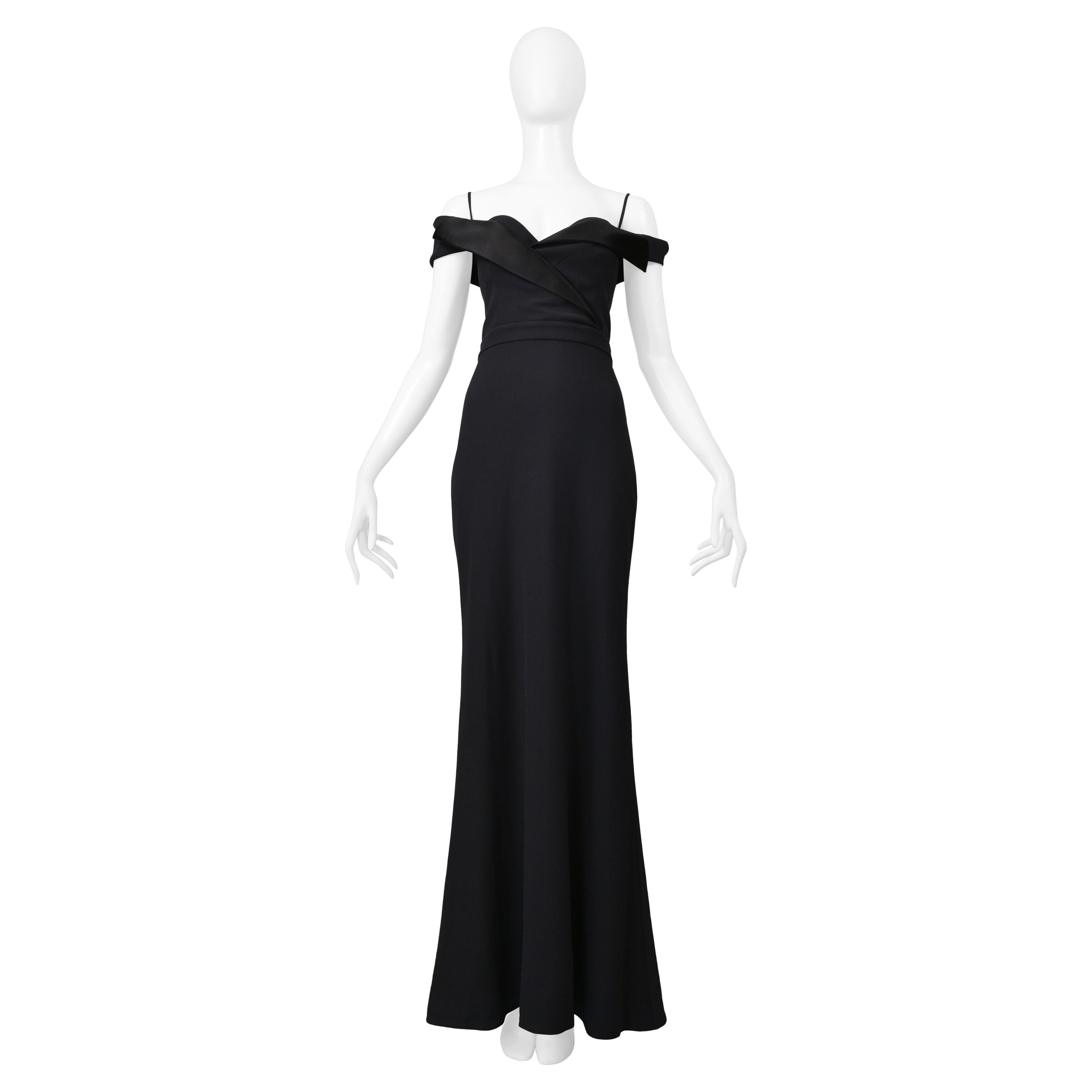 Alexander McQueen Black Tuxedo Gown For Sale