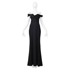 Alexander McQueen Black Tuxedo Gown