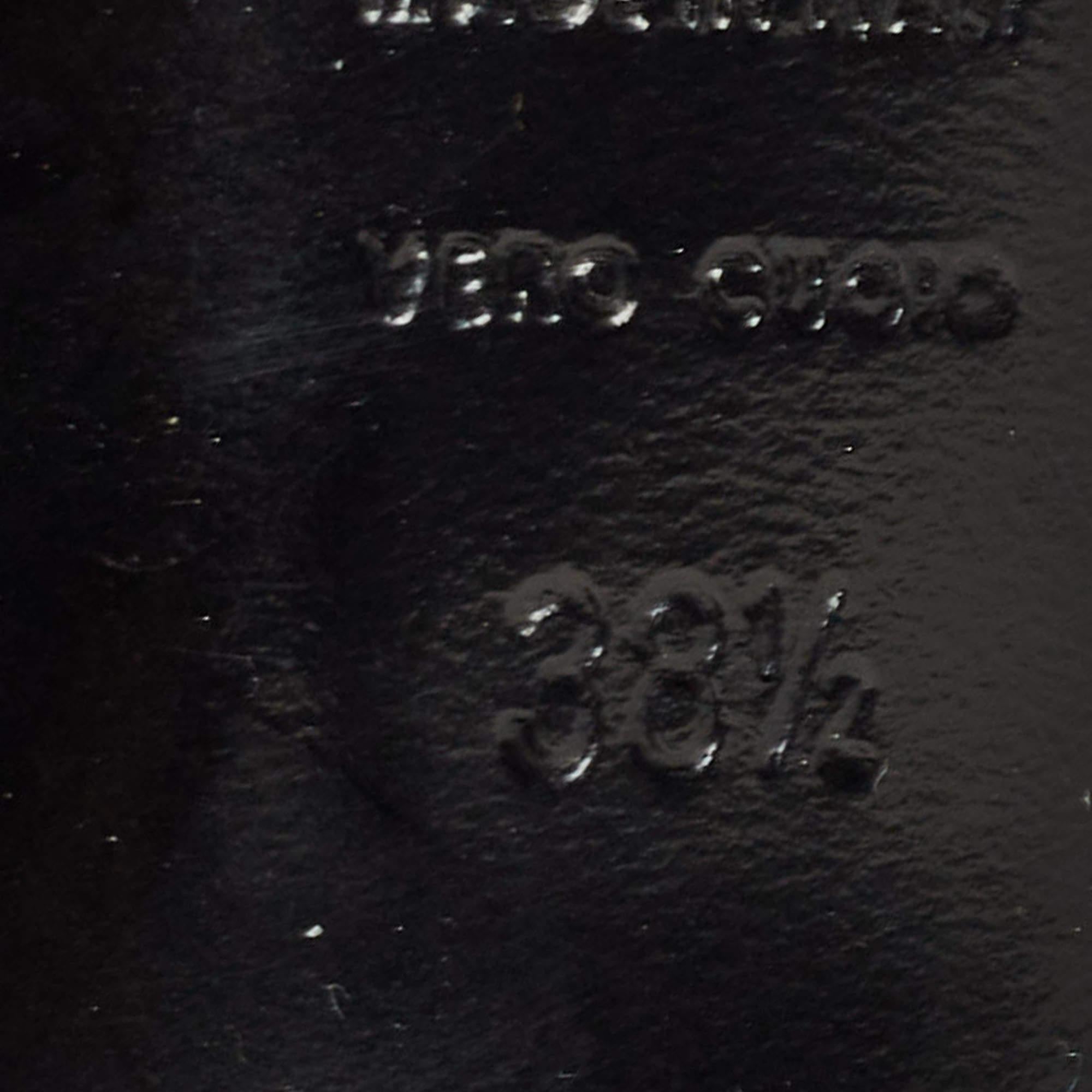 Alexander McQueen Black Velvet Embellished Pointed Toe Pumps Size 38.5 3