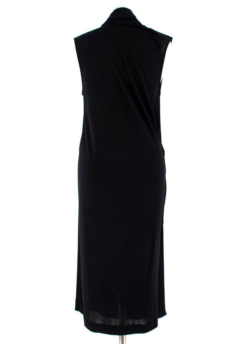 Alexander McQueen Black Versatile Wrap Dress US 6 In Excellent Condition In London, GB