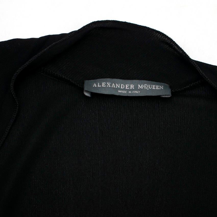 Alexander McQueen Black Versatile Wrap Dress US 6 Damen