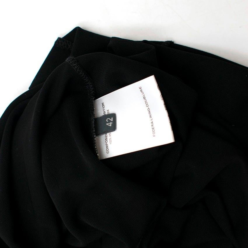 Alexander McQueen Black Versatile Wrap Dress US 6 4