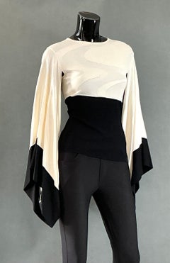Vintage Alexander McQueen Bat Wing Knit Top