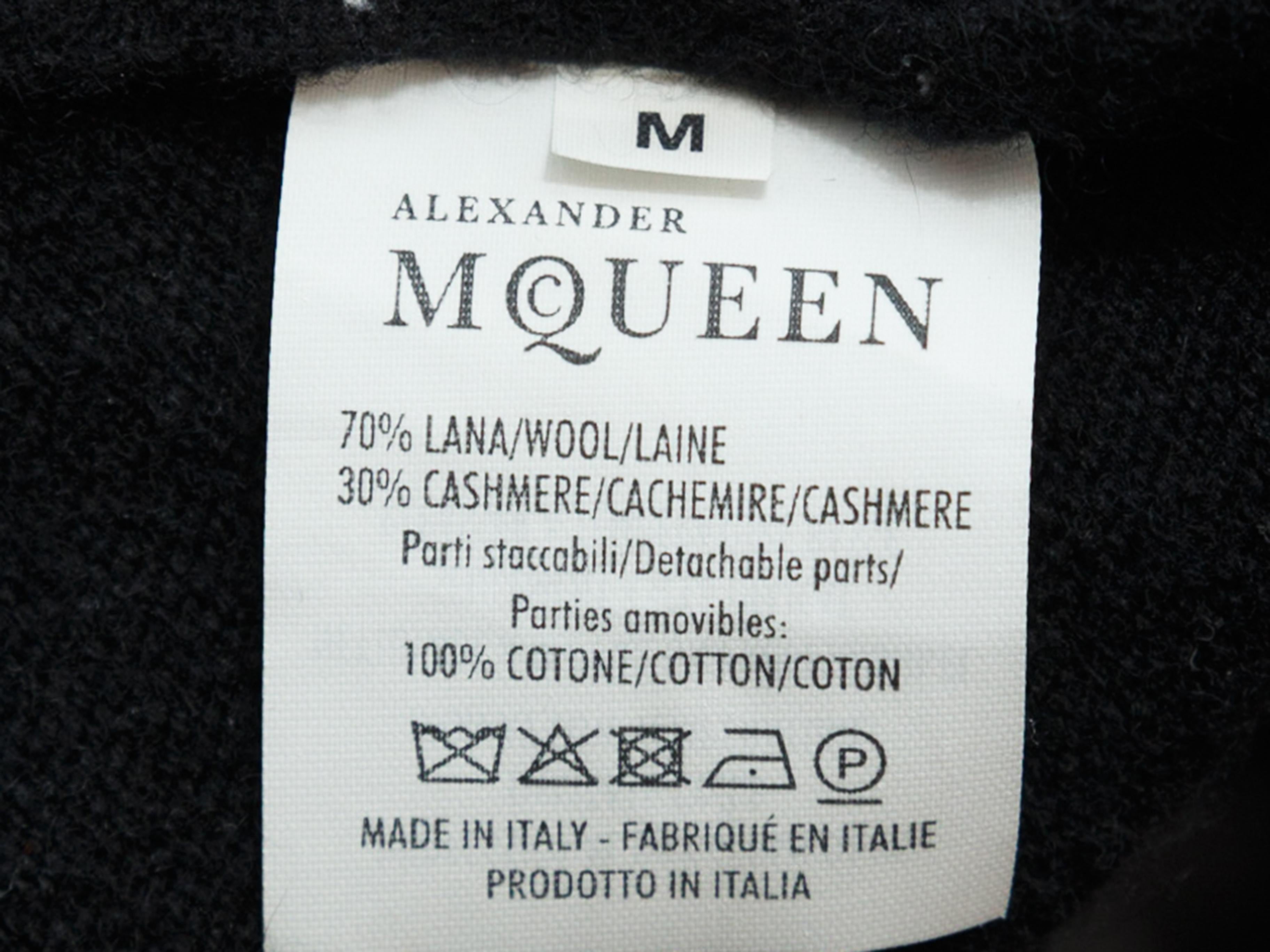 Women's Alexander McQueen Black & White Layered Sweater