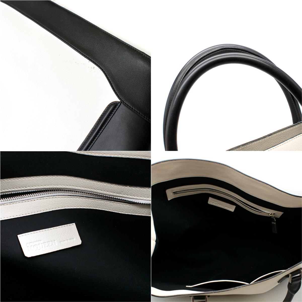 Alexander McQueen Black & White XL Tote Bag 3